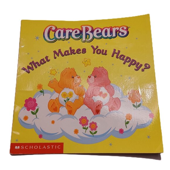 2002 Care Bears What Makes You Happy Scholastic Paperback Book - Picture 1 of 6